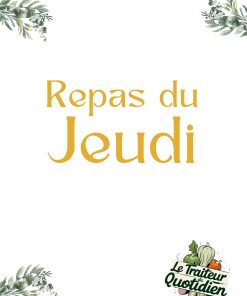 Repas du jeudi