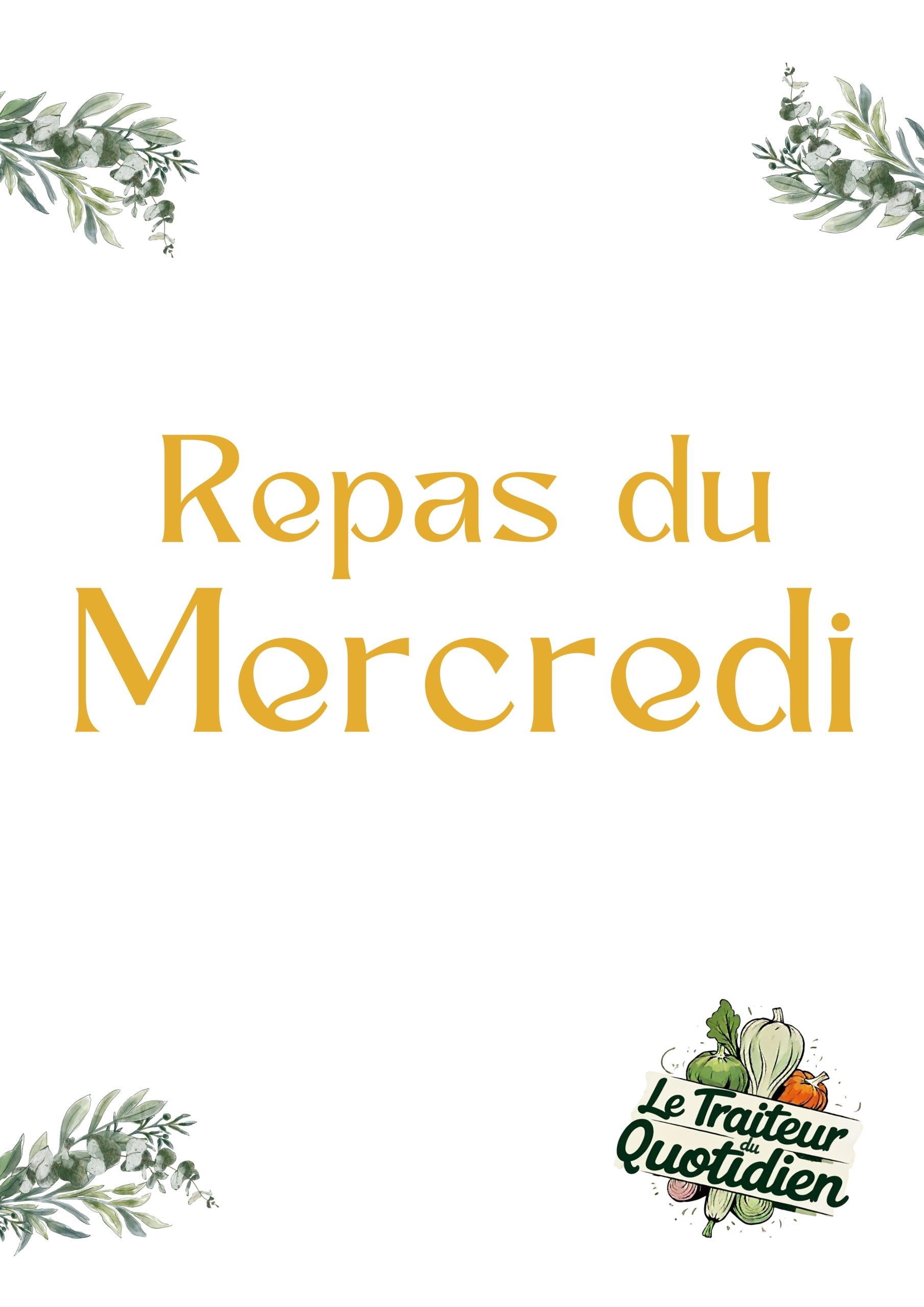 Repas du mercredi